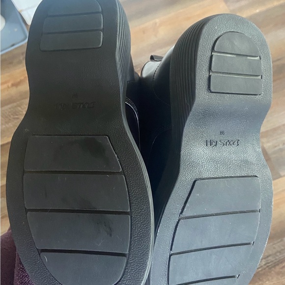 Chunky Black Platform Lace-Up Ankle Boots Brand New Size 9 - Picture 4 of 6